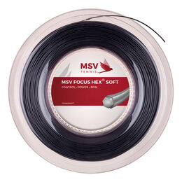 Corde Da Tennis MSV Focus-HEX Soft 200m schwarz